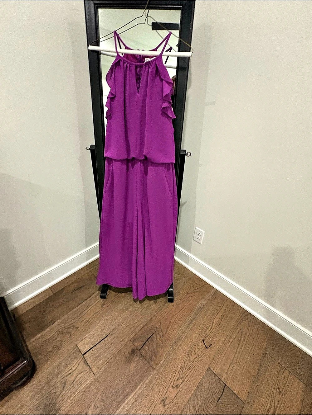 London Times Purple Maxi Dress Size 6 Like New